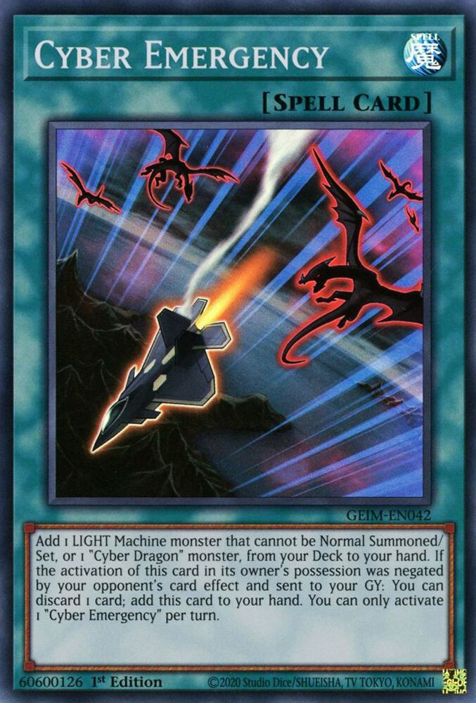 Cyber Emergency GEIM-EN042 card from Genesis Impact