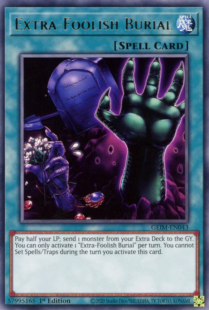 Extra-Foolish Burial GEIM-EN043 card from Genesis Impact