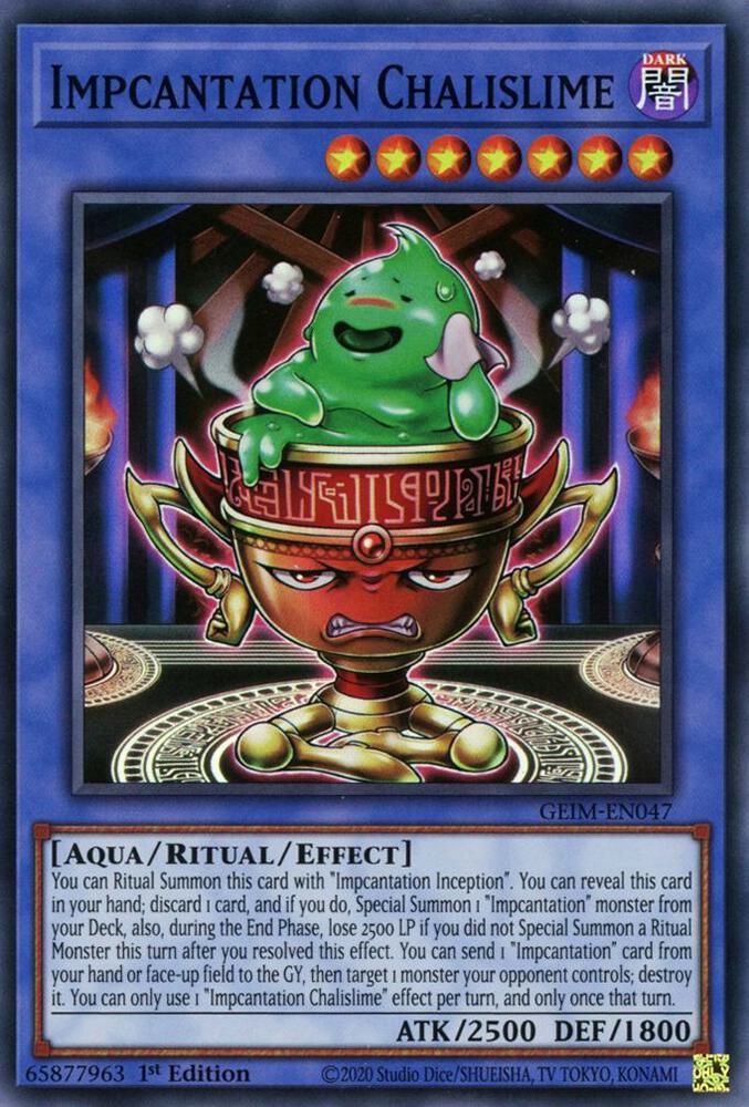 Impcantation Chalislime GEIM-EN047 card from Genesis Impact