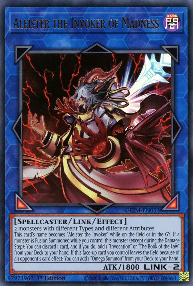 Aleister the Invoker of Madness GEIM-EN053 card from Genesis Impact