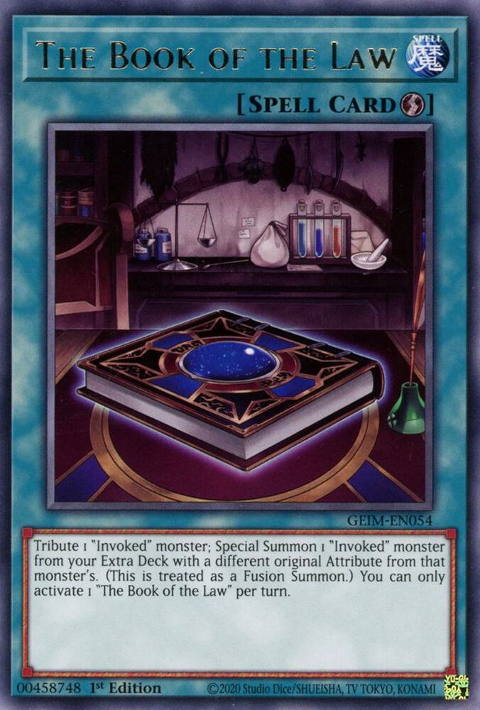 The Book of the Law GEIM-EN054 card from Genesis Impact