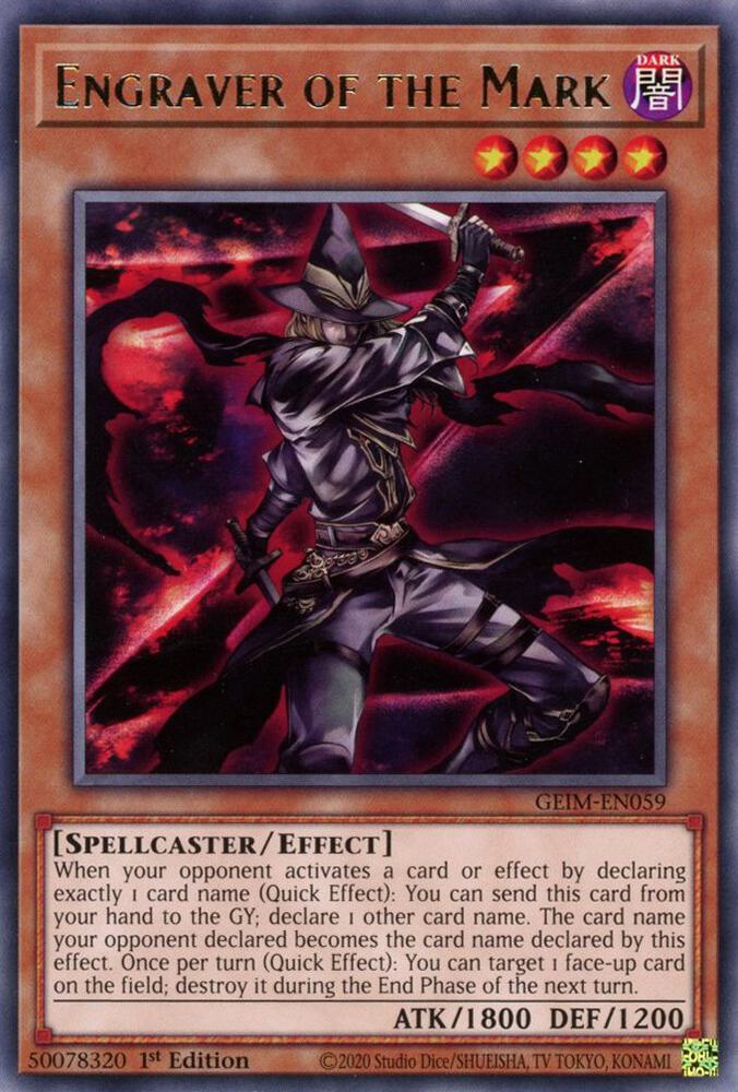 Engraver of the Mark GEIM-EN059 card from Genesis Impact