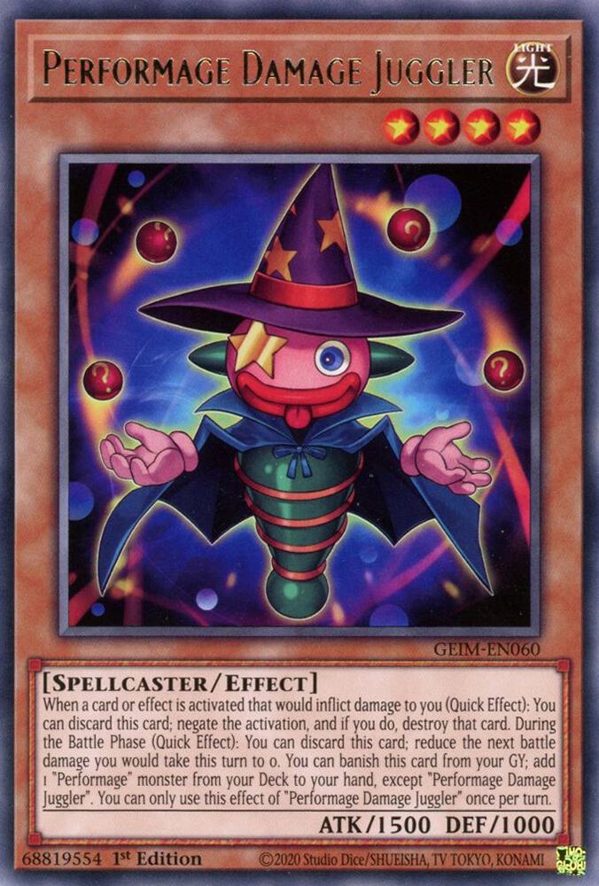 Performage Damage Juggler GEIM-EN060 card from Genesis Impact
