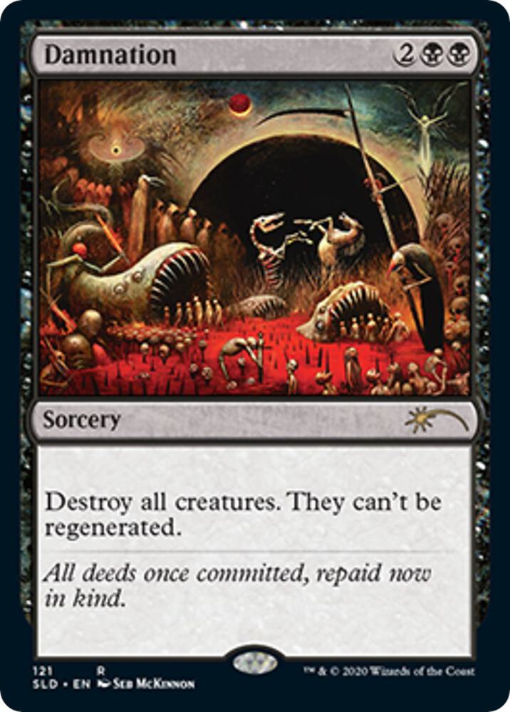 Damnation 121 card from Secret Lair Drop Series