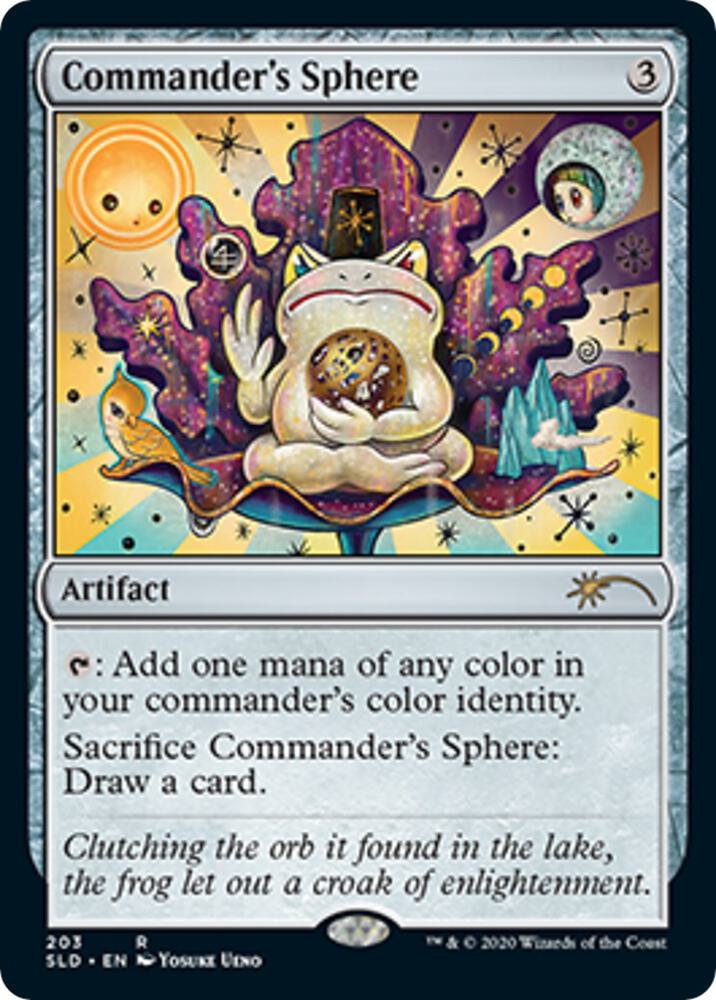 Commander's Sphere 203 card from Secret Lair Drop Series