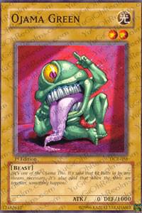Ojama Green DCR-056 card from Dark Crisis