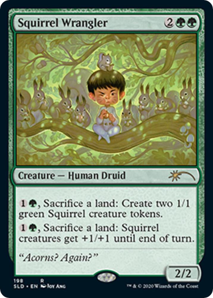 Squirrel Wrangler 198 card from Secret Lair Drop Series