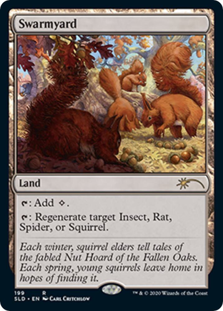 Swarmyard 199 card from Secret Lair Drop Series