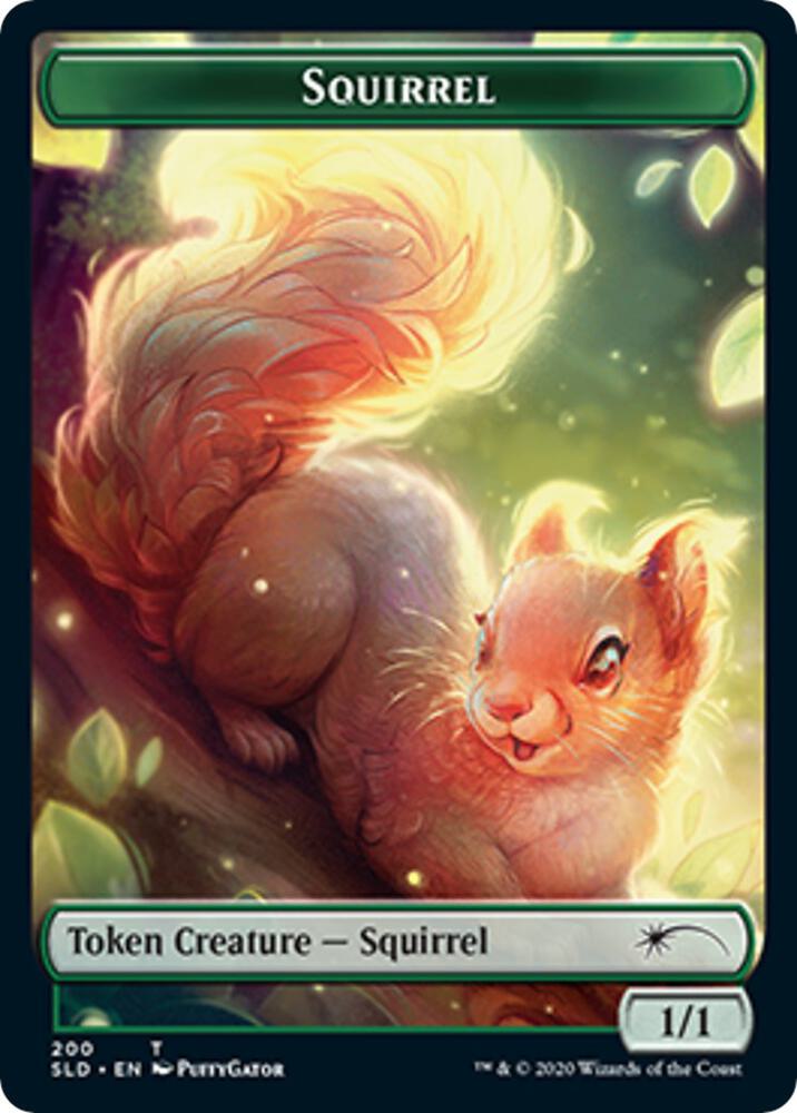 Squirrel Token 200 card from Secret Lair Drop Series