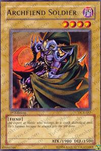 Archfiend Soldier DCR-057 card from Dark Crisis