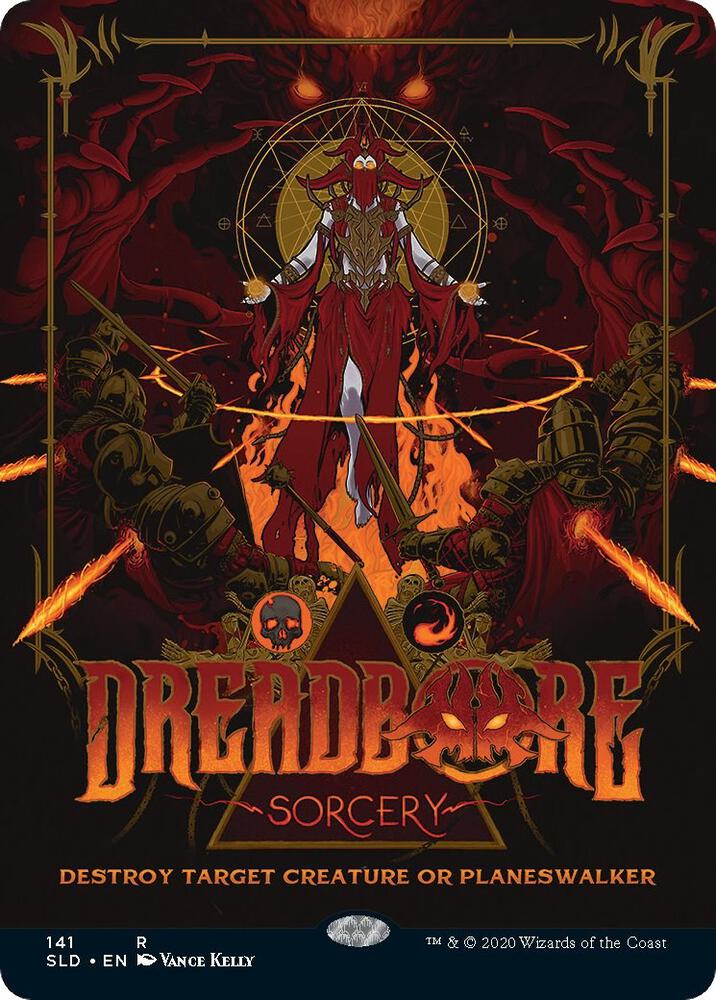 Dreadbore 141 card from Secret Lair Drop Series