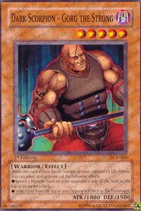 Dark Scorpion - Gorg the Strong DCR-060 card from Dark Crisis