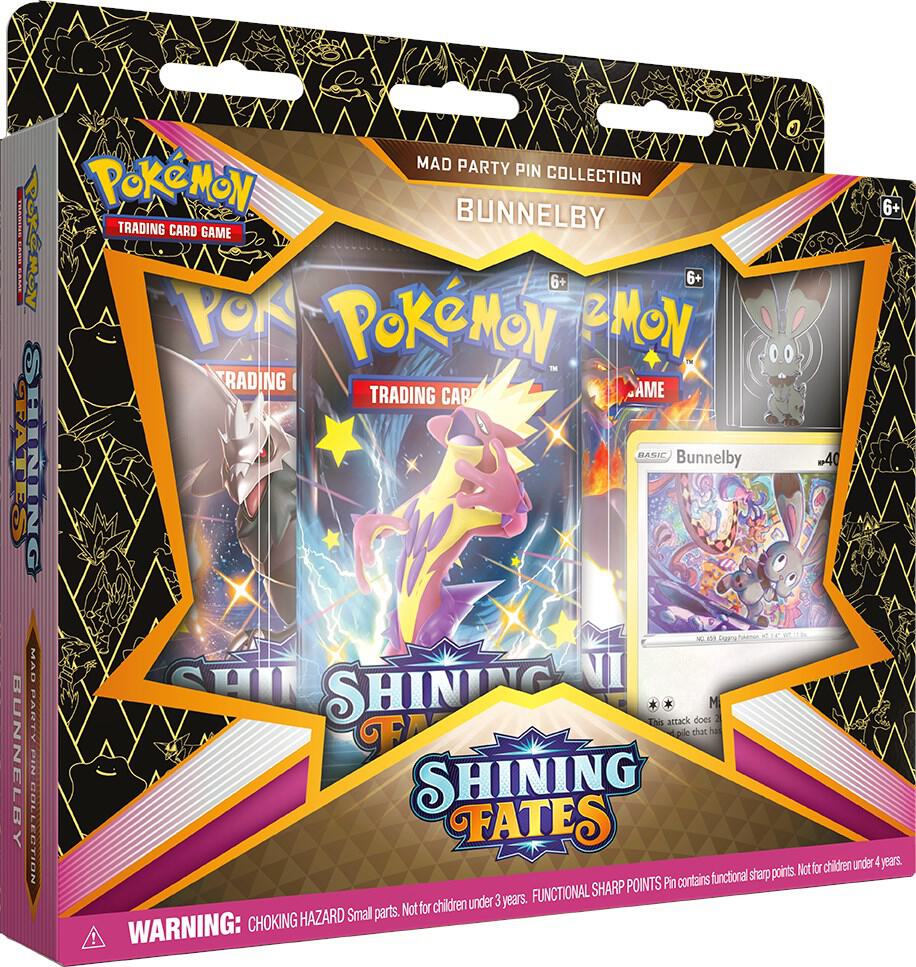 Shining Fates Mad Party Pin Collection [Bunnelby] card from Shining Fates
