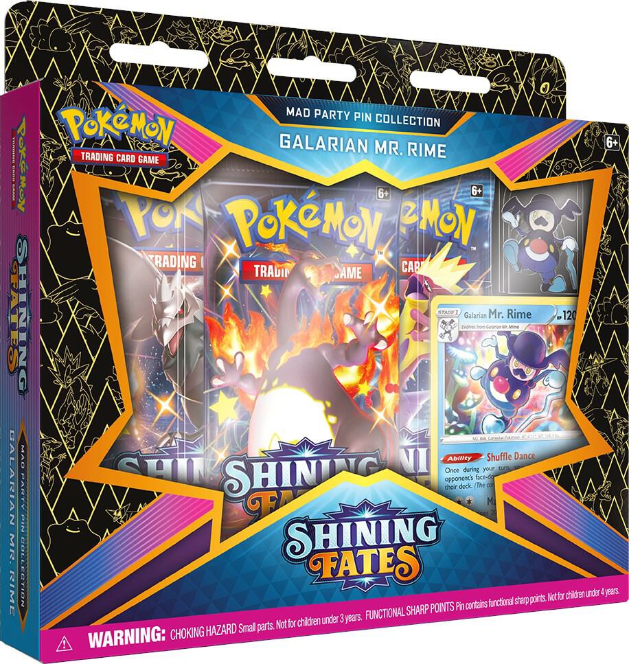 Shining Fates Mad Party Pin Collection [Galarian Mr. Rime] card from Shining Fates