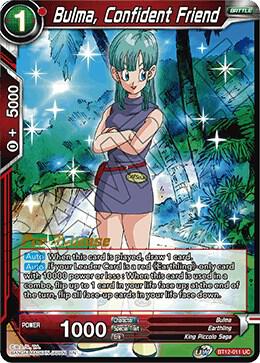 Bulma, Confident Friend BT12-011 card from Vicious Rejuvenation