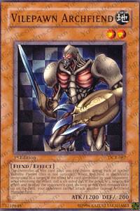 Vilepawn Archfiend DCR-067 card from Dark Crisis