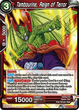Tambourine, Reign of Terror BT12-020 card from Vicious Rejuvenation