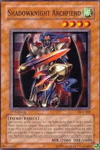 Shadowknight Archfiend DCR-068 card from Dark Crisis