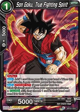 Son Goku, True Fighting Spirit BT12-128 card from Vicious Rejuvenation