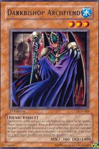 Darkbishop Archfiend DCR-069 card from Dark Crisis