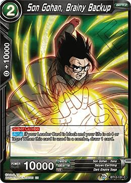 Son Gohan, Brainy Backup BT12-131 card from Vicious Rejuvenation