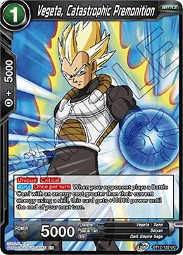 Vegeta, Catastrophic Premonition BT12-132 card from Vicious Rejuvenation