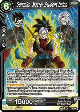 Gohanks, Master-Student Union BT12-139 card from Vicious Rejuvenation
