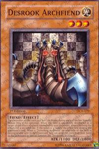 Desrook Archfiend DCR-070 card from Dark Crisis