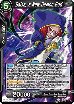 Salsa, a New Demon God BT12-147 card from Vicious Rejuvenation