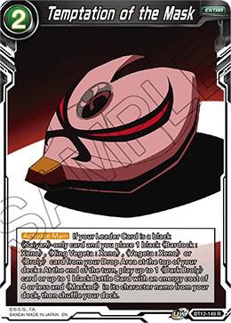 Temptation of the Mask BT12-149 card from Vicious Rejuvenation