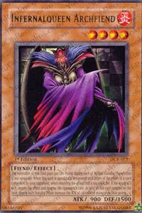 Infernalqueen Archfiend DCR-071 card from Dark Crisis