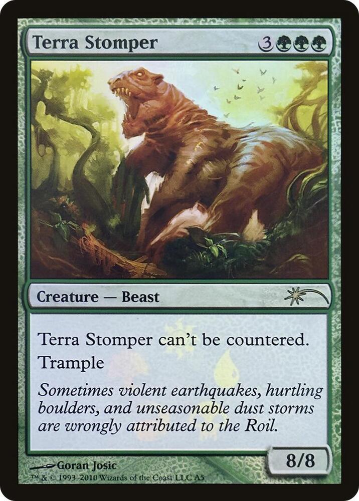 Terra Stomper A5 card from Media Promos