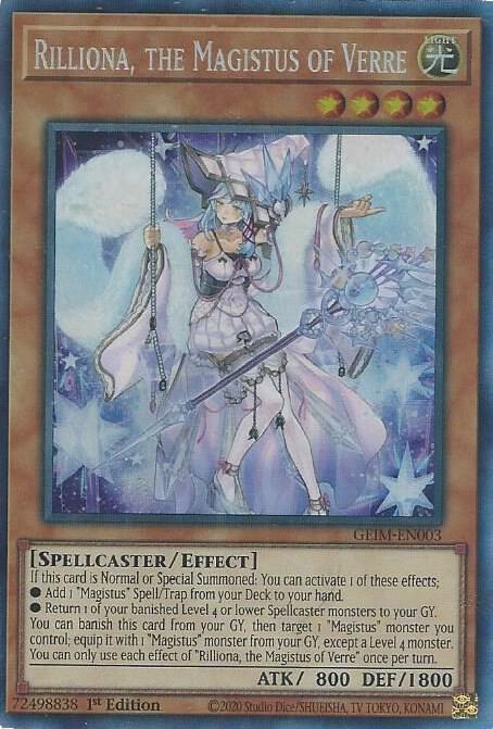 Rilliona, the Magistus of Verre (CR) GEIM-EN003 card from Genesis Impact