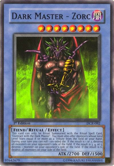 Dark Master - Zorc DCR-082 card from Dark Crisis
