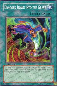 Dragged Down into the Grave DCR-084 card from Dark Crisis