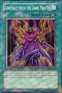 Contract with the Dark Master DCR-087 card from Dark Crisis
