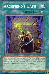 Archfiend's Oath DCR-092 card from Dark Crisis