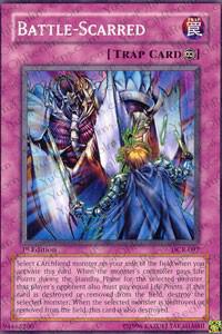 Battle-Scarred DCR-097 card from Dark Crisis