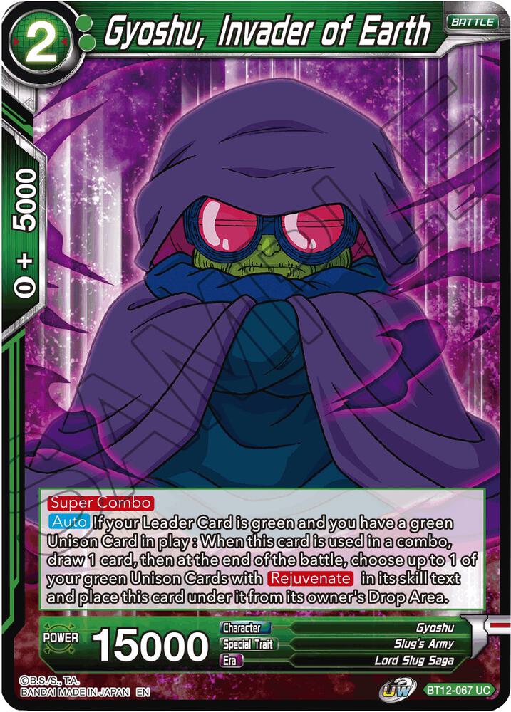Gyoshu, Invader of Earth BT12-067 card from Vicious Rejuvenation