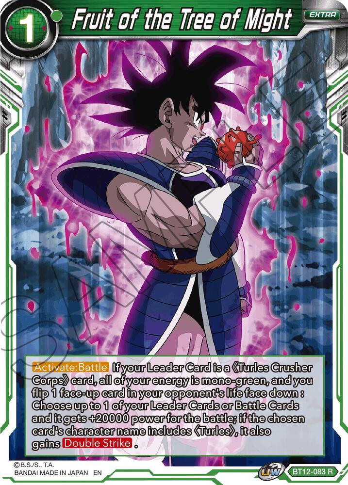 Fruit of the Tree of Might BT12-083 card from Vicious Rejuvenation