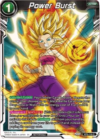 Power Burst BT5-115 card from Tournament Promotion Cards