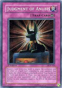 Judgment of Anubis DCR-105 card from Dark Crisis