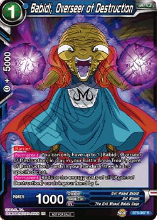 Babidi, Overseer of Destruction BT6-047 card from Tournament Promotion Cards