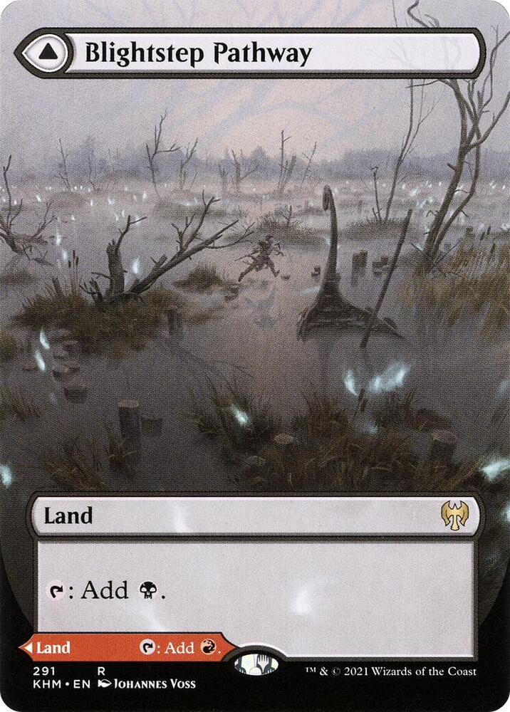 Blightstep Pathway (Borderless) 291 card from Kaldheim