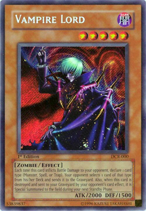 Vampire Lord DCR-000 card from Dark Crisis