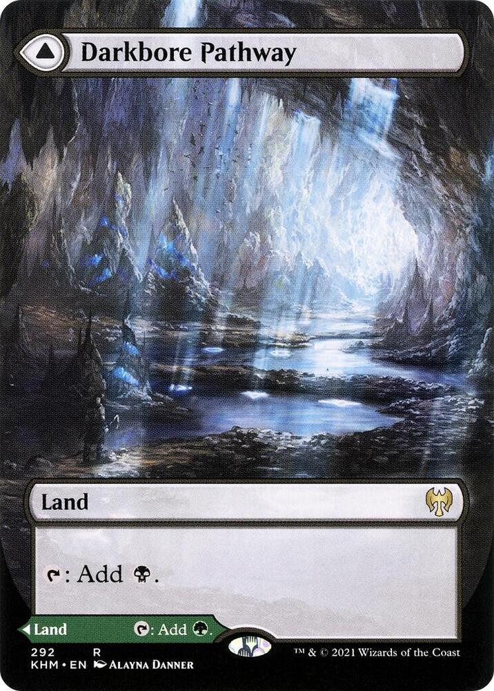 Darkbore Pathway (Borderless) 292 card from Kaldheim