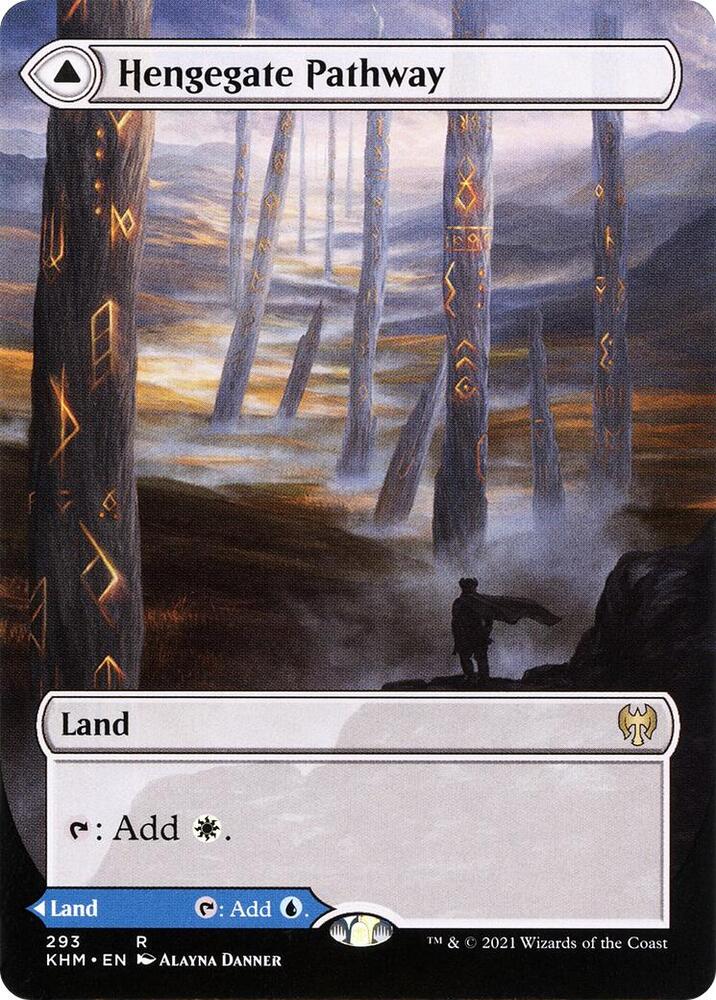 Hengegate Pathway (Borderless) 293 card from Kaldheim