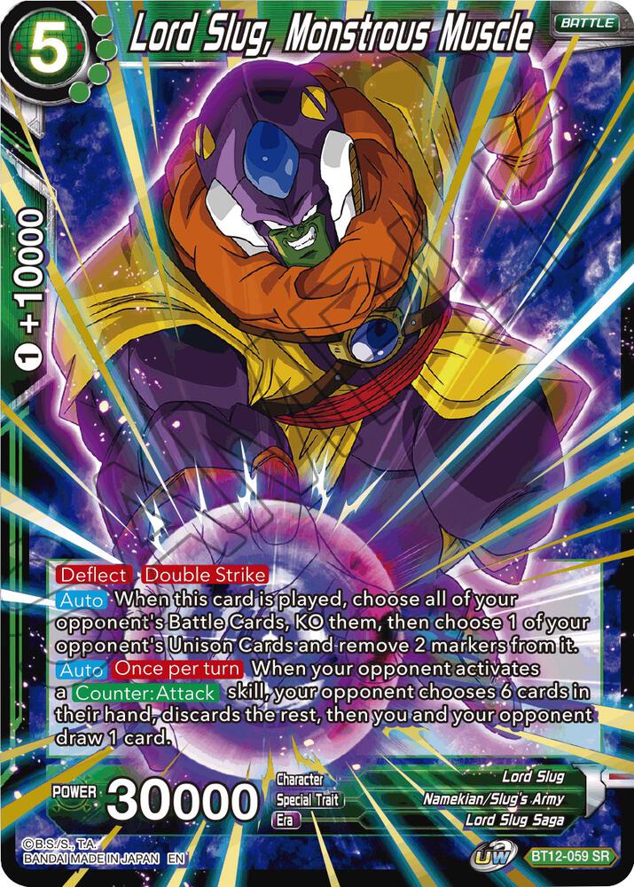 Lord Slug, Monstrous Muscle BT12-059 card from Vicious Rejuvenation