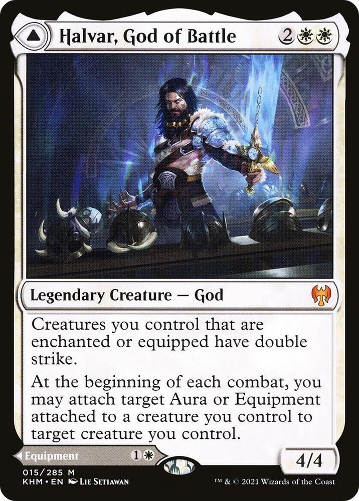 Halvar, God of Battle 15 card from Kaldheim