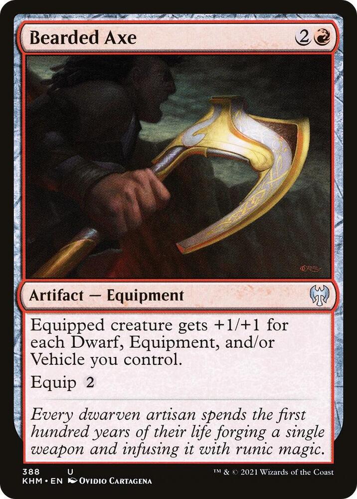 Bearded Axe 388 card from Kaldheim